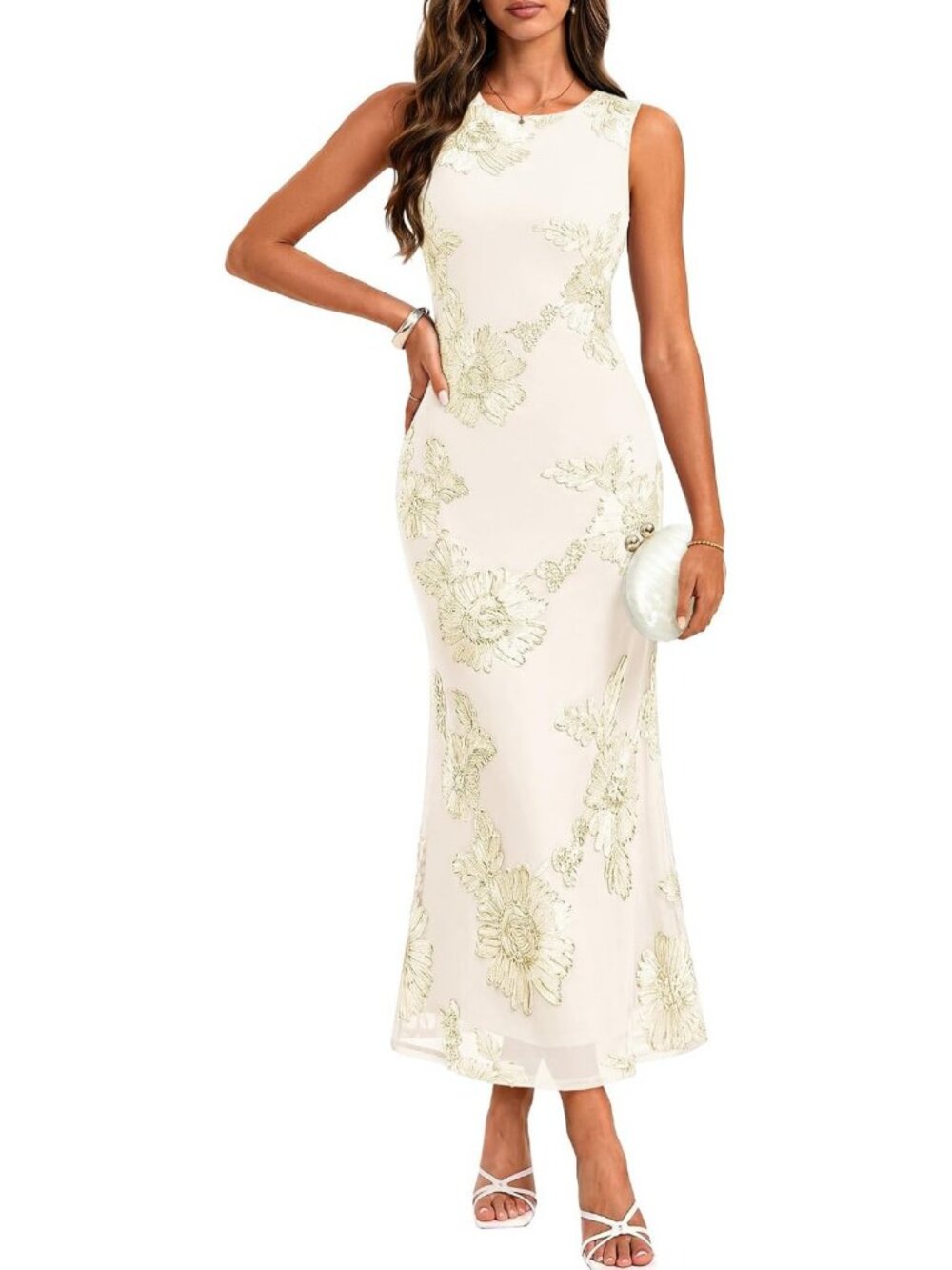 Floral Mesh Summer Dress for Women - Perfect Wedding Guest Outfit
